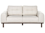 2 Seater Fabric Sofa Light Beige LAURILA
