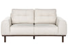 2 Seater Fabric Sofa Light Beige