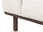 2 Seater Fabric Sofa Light Beige LAURILA