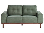 2 Seater Fabric Sofa Green LAURILA