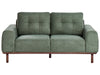 2 Seater Fabric Sofa Green