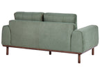 2 Seater Fabric Sofa Green LAURILA