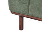 2 Seater Fabric Sofa Green LAURILA