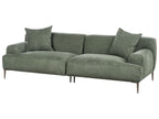 3 Seater Fabric Sofa Green MATILA