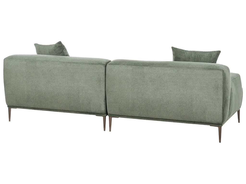 3 Seater Fabric Sofa Green MATILA
