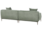 3 Seater Fabric Sofa Green MATILA