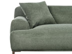 3 Seater Fabric Sofa Green MATILA