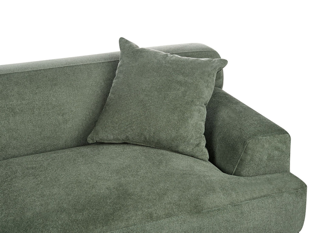 3 Seater Fabric Sofa Green MATILA