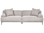 3 Seater Fabric Sofa Light Grey MATILA