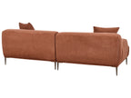 3 Seater Fabric Sofa Golden Brown MATILA