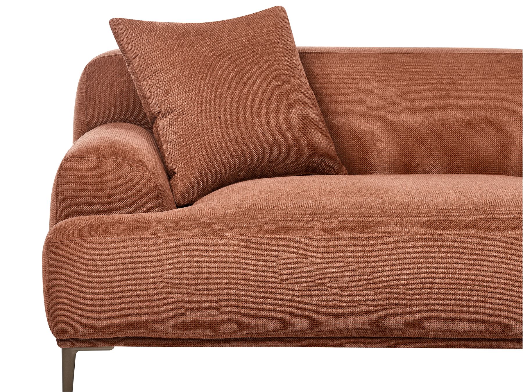 3 Seater Fabric Sofa Golden Brown MATILA