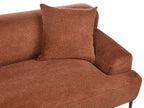 3 Seater Fabric Sofa Golden Brown MATILA