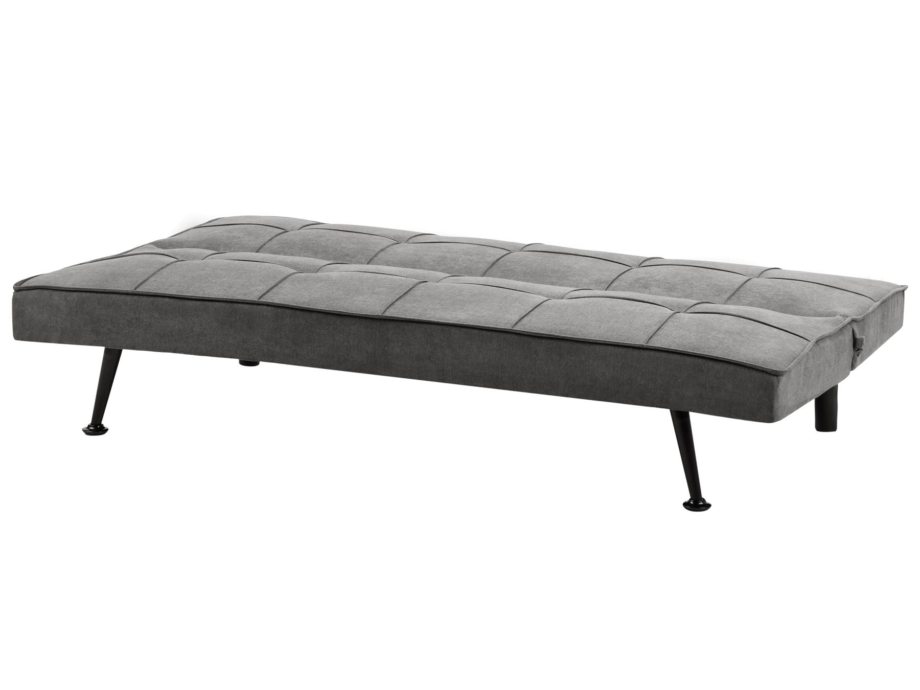 Sofa Bed HASLE Fabric Dark Grey 3 Seater