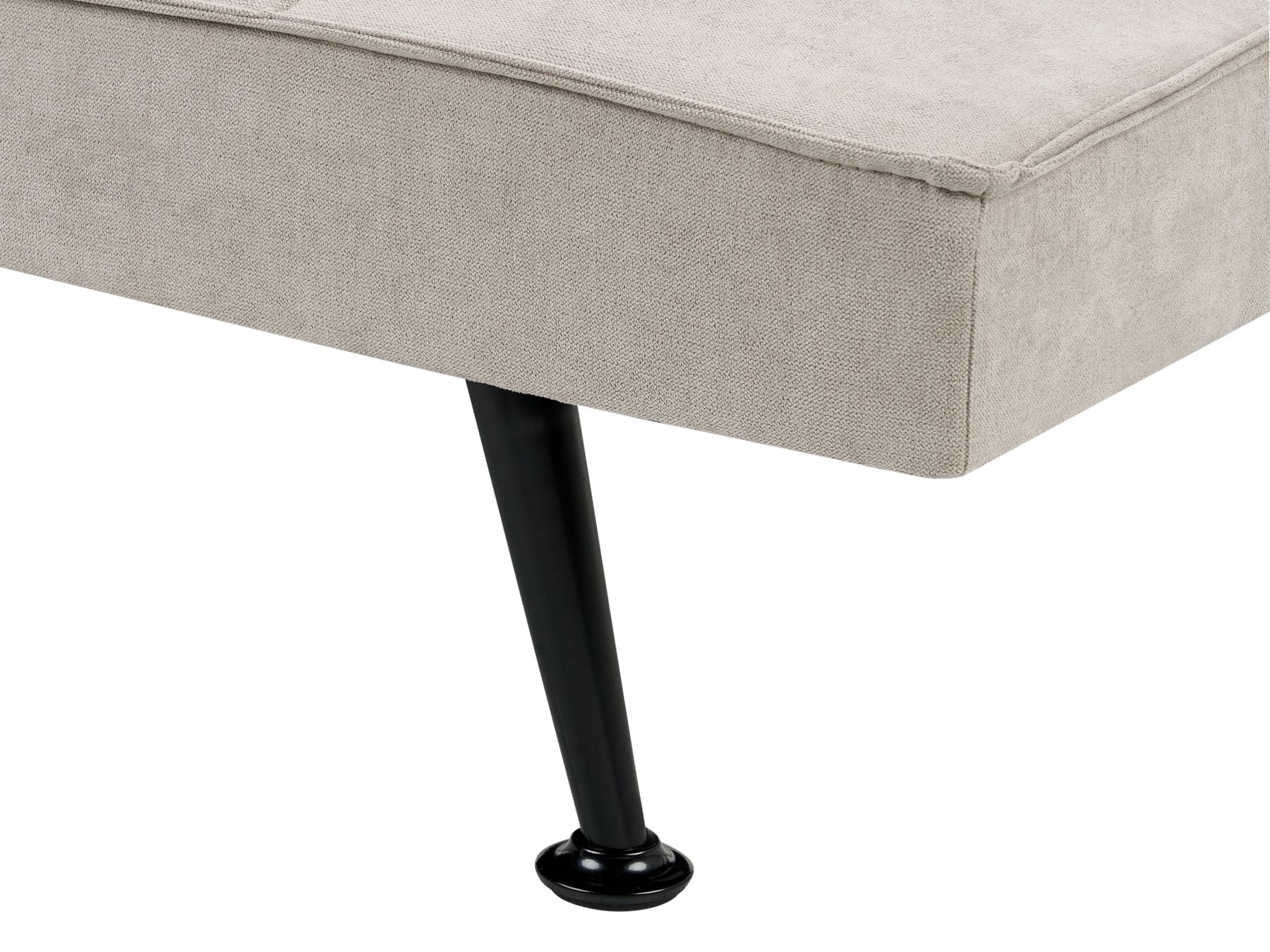 Sofa Bed HASLE Fabric Beige 3 Seater