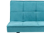 Sofa Bed HASLE Fabric Sea Blue 3 Seater
