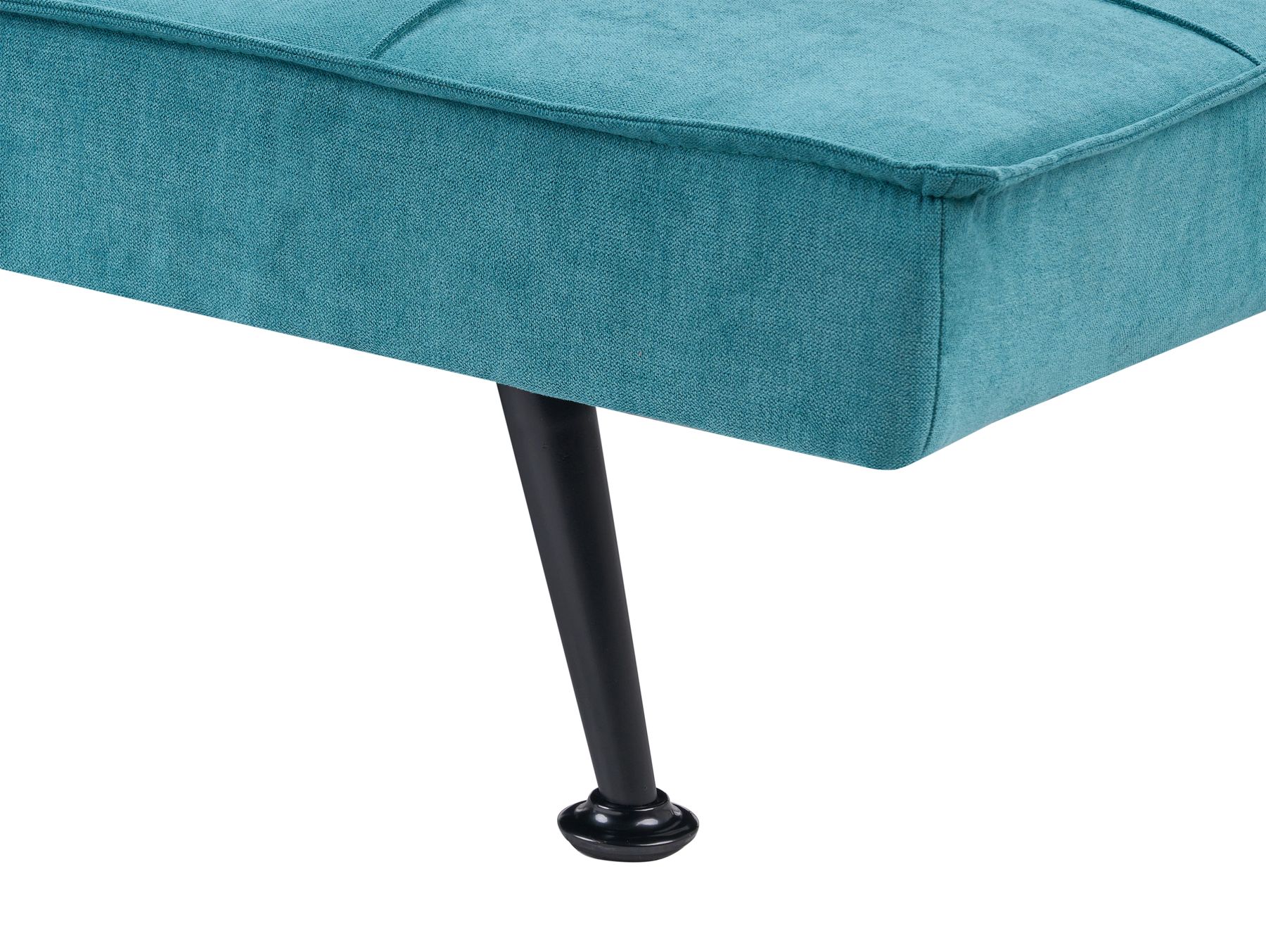 Sofa Bed HASLE Fabric Sea Blue 3 Seater