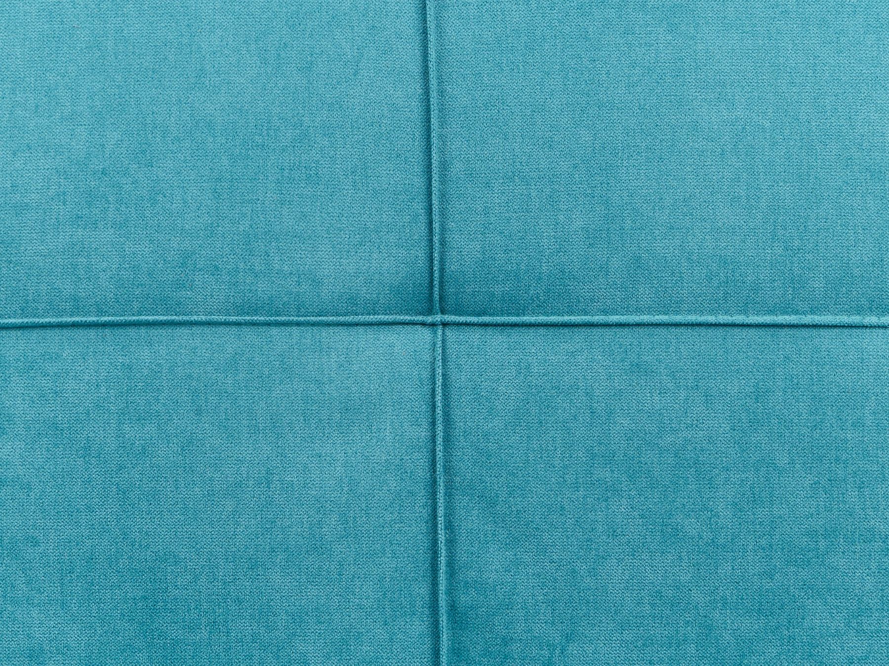 Sofa Bed HASLE Fabric Sea Blue 3 Seater