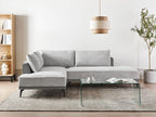 Corner Sofa MYKEN Fabric Light Grey 3 Seater Right Hand