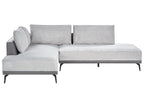 Corner Sofa MYKEN Fabric Light Grey 3 Seater Right Hand
