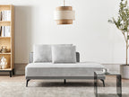 Corner Sofa MYKEN Fabric Light Grey 3 Seater Right Hand