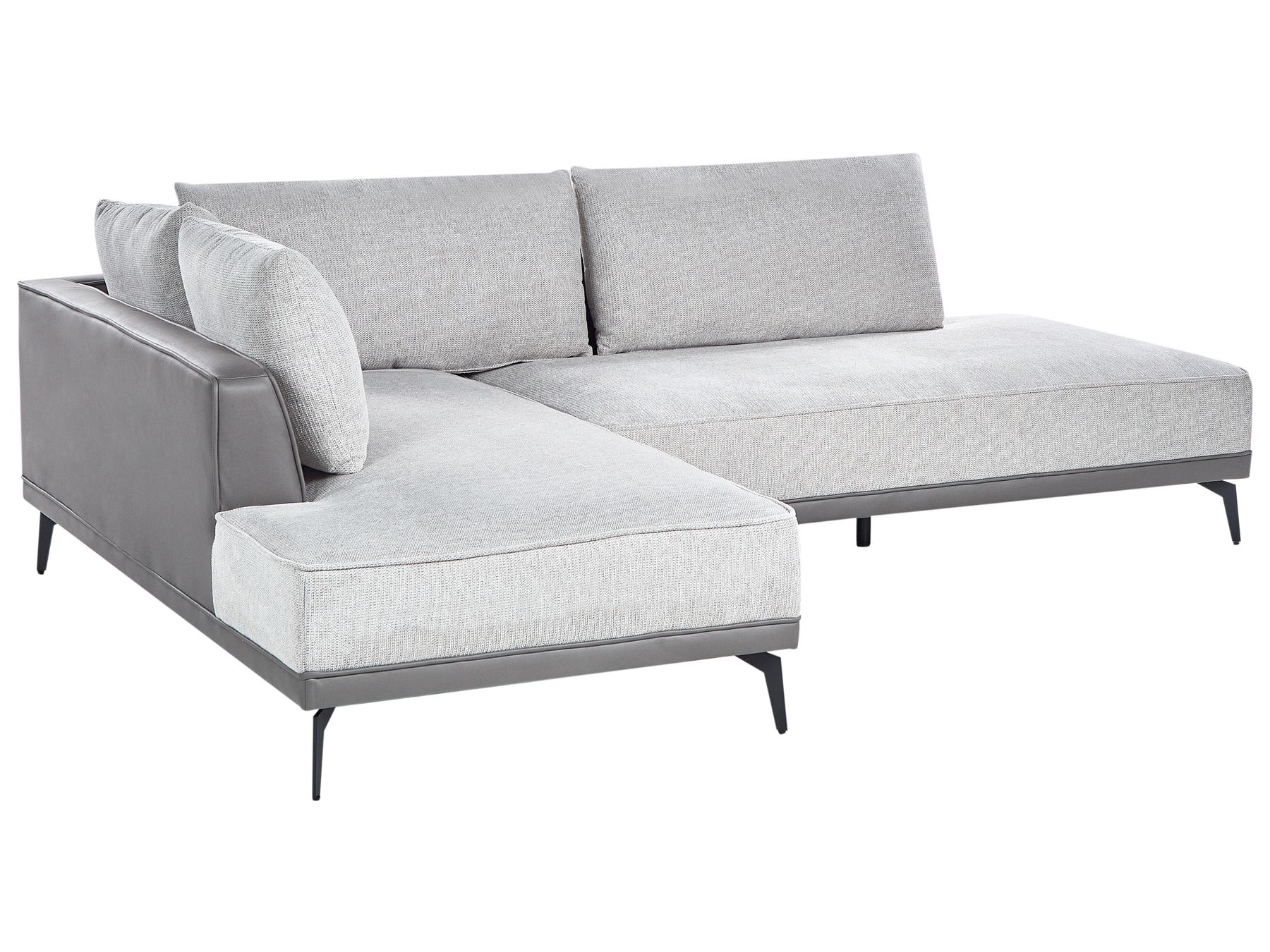 Corner Sofa MYKEN Fabric Light Grey 3 Seater Right Hand