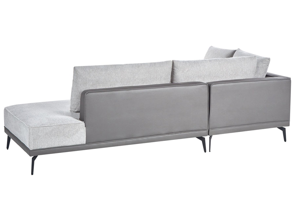 Corner Sofa MYKEN Fabric Light Grey 3 Seater Right Hand