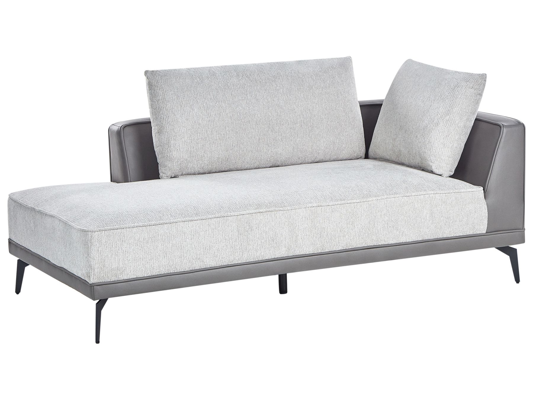 Corner Sofa MYKEN Fabric Light Grey 3 Seater Right Hand