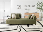 Sofa with Side Tables Green SOKNA