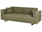 Sofa with Side Tables Green SOKNA
