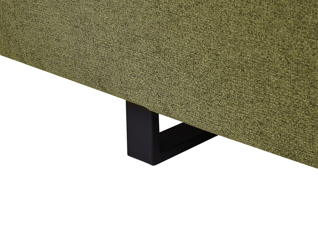 Sofa with Side Tables Green SOKNA