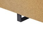 Sofa with Side Tables Yellow SOKNA