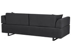 Sofa with Side Tables Black SOKNA