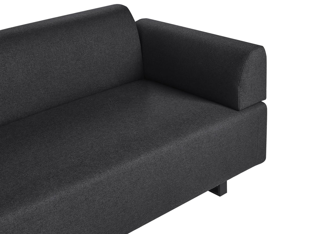 Sofa with Side Tables Black SOKNA