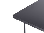 Sofa with Side Tables Black SOKNA