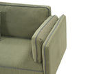 Corner Sofa ALTAN Fabric Green 3 Seater Right Hand
