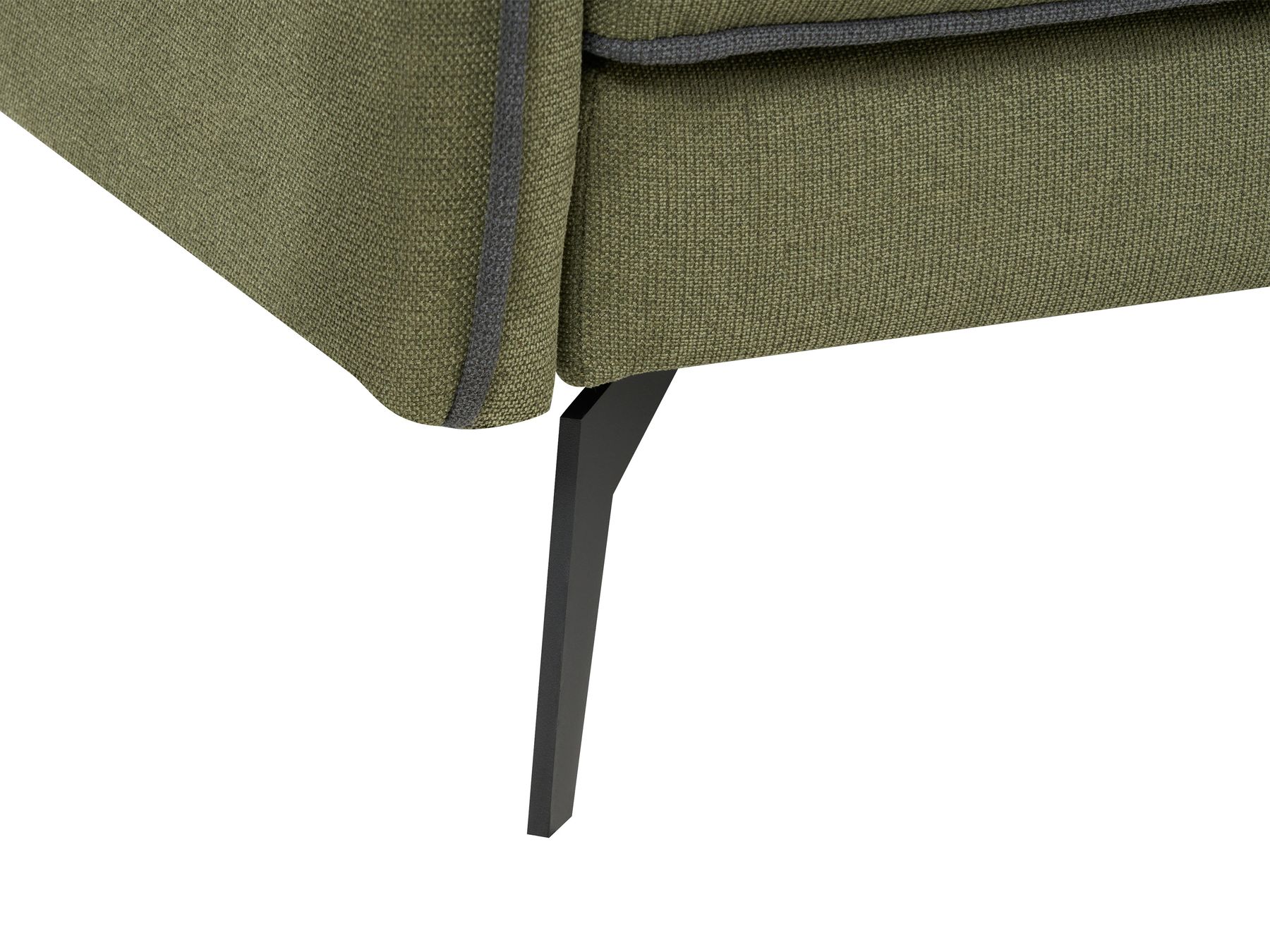 Corner Sofa ALTAN Fabric Green 3 Seater Right Hand