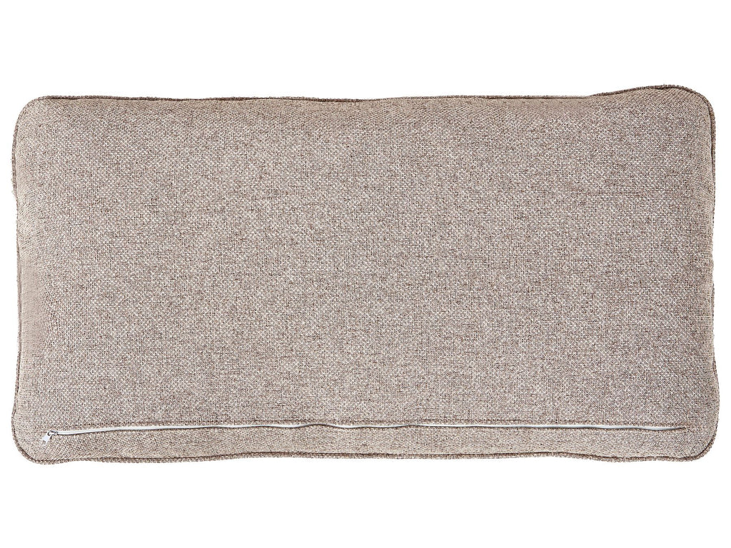 Sofa Bed HEMING Fabric Light Brown 3 Seater