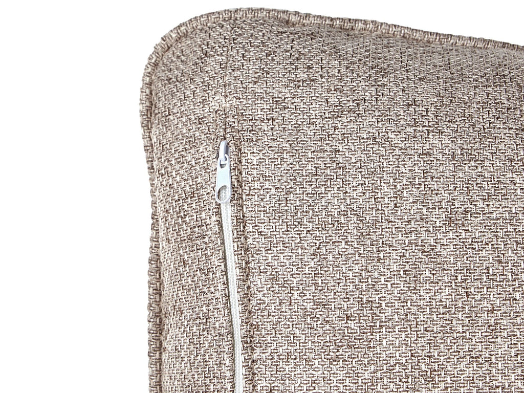 Sofa Bed HEMING Fabric Light Brown 3 Seater