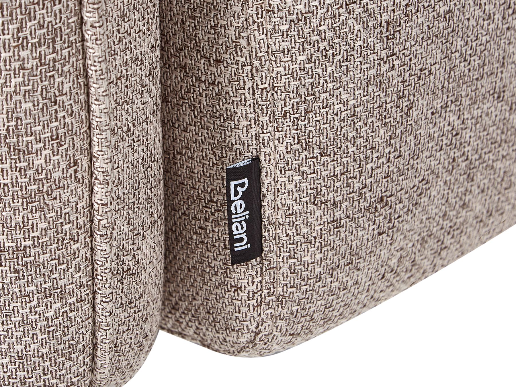 Sofa Bed HEMING Fabric Light Brown 3 Seater