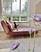 Single Sofa Bed VESTFOLD Velvet Pink