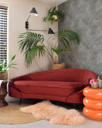 Velvet Sofa Red SAVAR