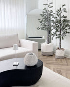 Corner Sofa LOFOTEN Fabric Off-White 4 Seater Right Hand