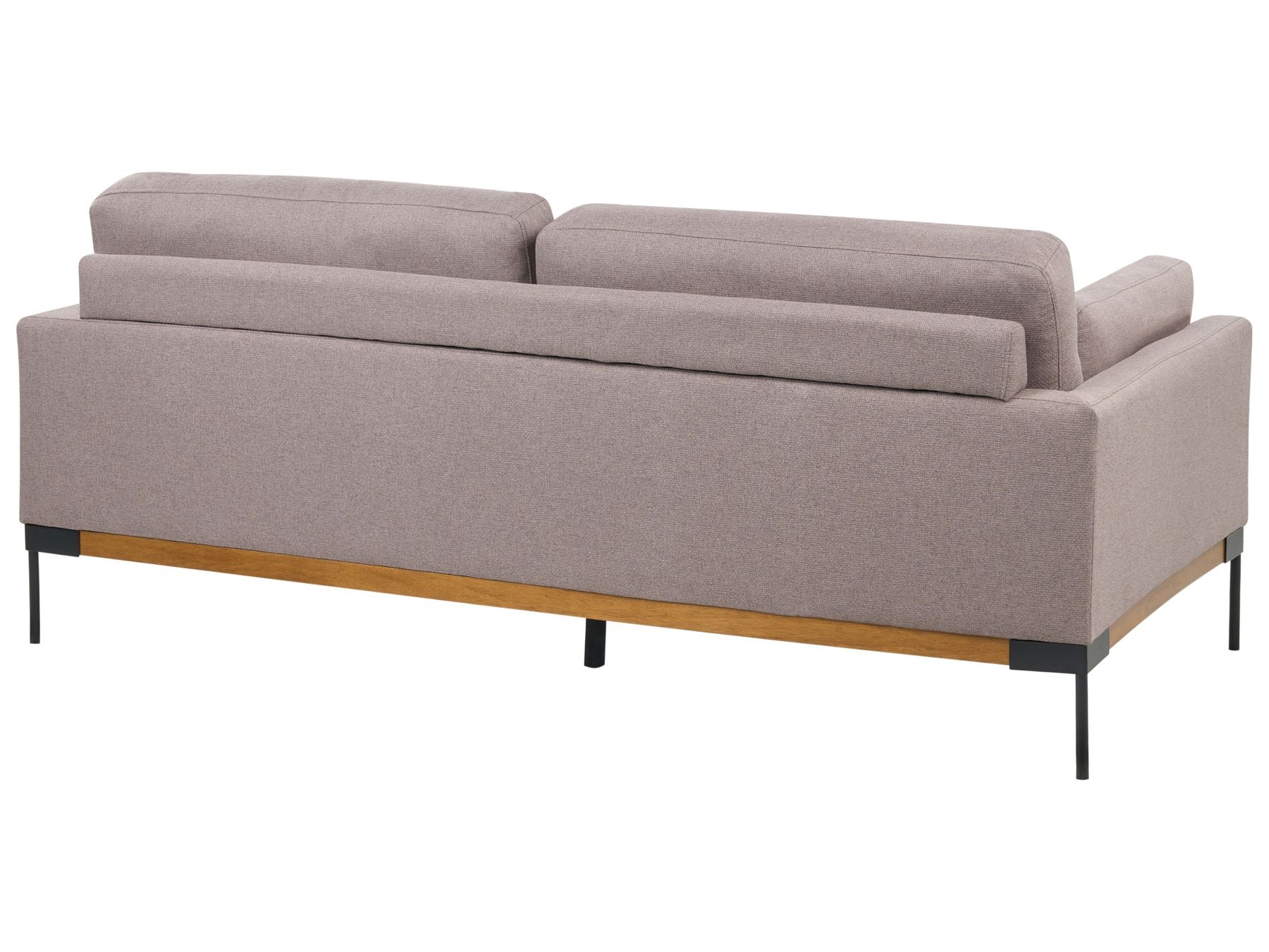 3 Seater Fabric Sofa Taupe SKAVEN