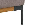 3 Seater Fabric Sofa Taupe SKAVEN