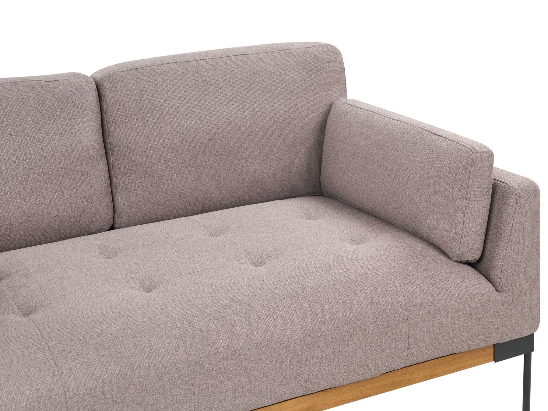 Sofa SKAVEN Fabric Taupe 2 Seater