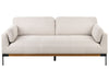 3 Seater Fabric Sofa Light Beige