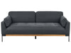 3 Seater Fabric Sofa Black
