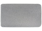 Corner Sofa Bed HRISEY Faux Linen Grey with Storage 3 Seater Right Hand
