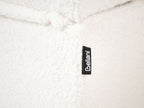 Corner Sofa Bed HRISEY Boucle White with Storage 3 Seater Right Hand