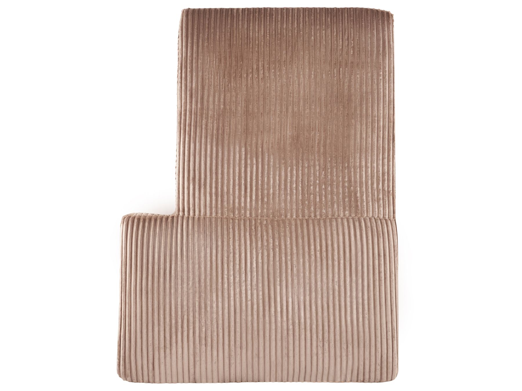 Corner Sofa LOFOTEN Corduroy Light Brown 4 Seater Right Hand